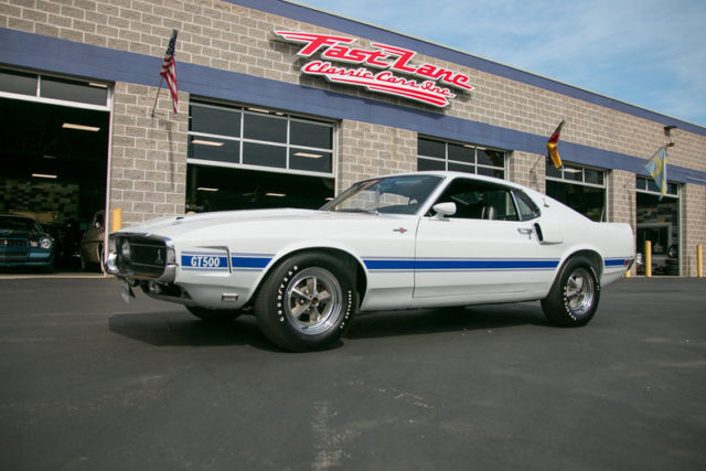 1969 Shelby GT500 Pastel Gray 428 Cobra Jet 4 Speed 34k Original Miles 1969 Shelby GT500