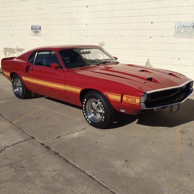 1969 Shelby GT350 Factory Candy Apple Red / gold stripes - photo 8