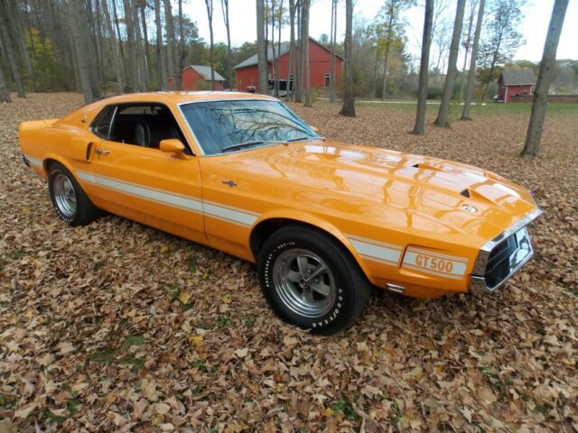 1969 Shelby Mustang GT-500 428 SCJ Drag-pack 4 Speed 3.91 Trac-Loc 1 of 7 Orange 1969 Shelby Cobra Fastback