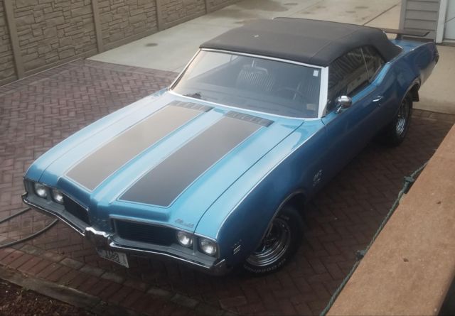 1969 Teal Oldsmobile Cutlass 442 Convertible Tribute 1969 Oldsmobile 442