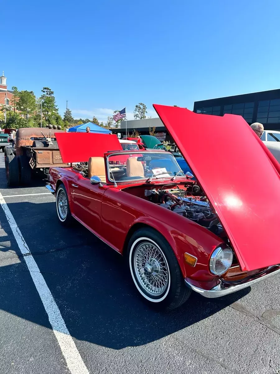 1969 Triumph TR 6 Convertible Red 1969 Triumph TR 6