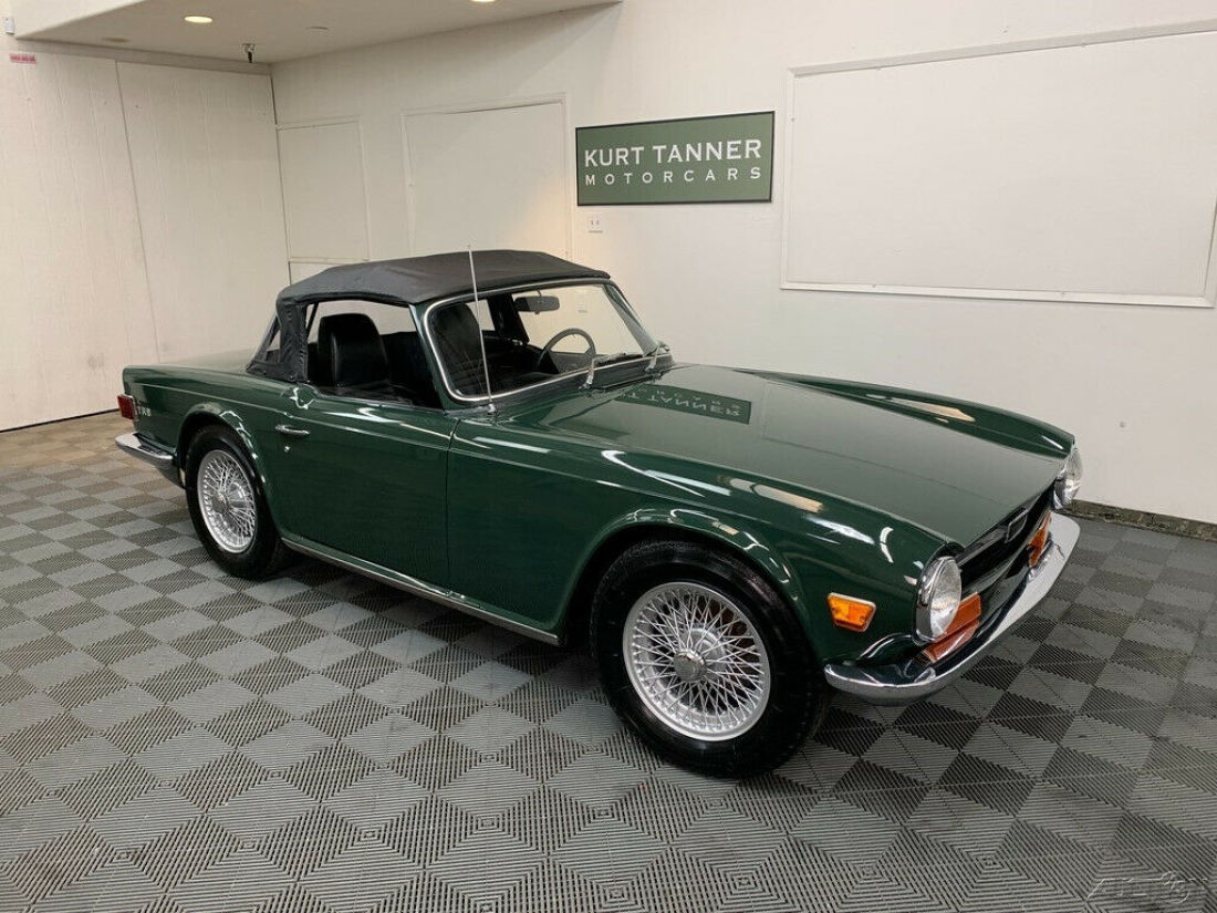 1969 Triumph TR-6 1969 TRIUMPH TR-6. ORIGINAL PAINT, LAUREL GREEN. - photo 10