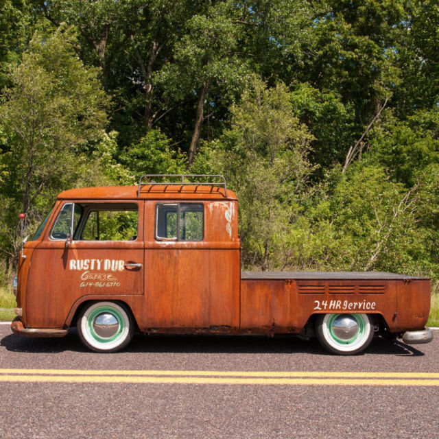 1969 Volkswagen Double Cab Pickup,Rarely seen double cab bay window pickup 1969 Volkswagen Double Cab Pickup