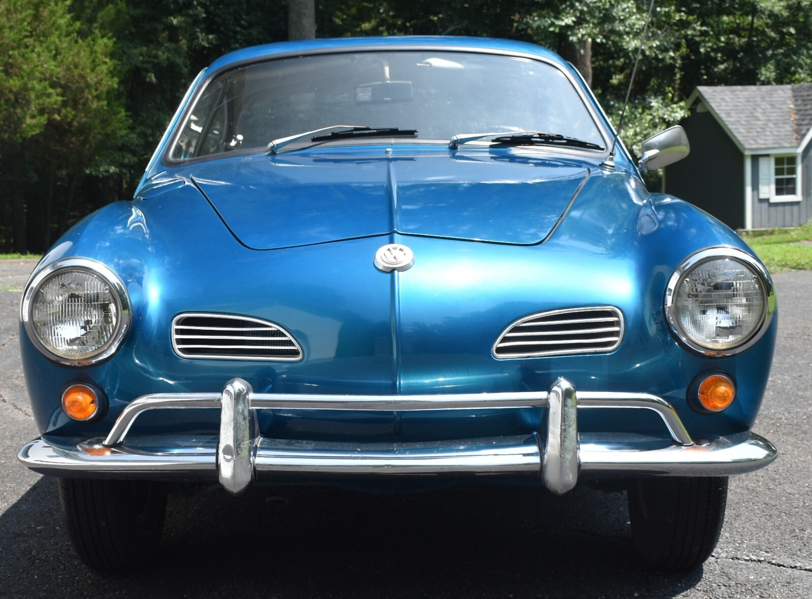 1969 Volkswagen Karmann Ghia Neptune Blue 1500 cc 4-Speed - photo 12