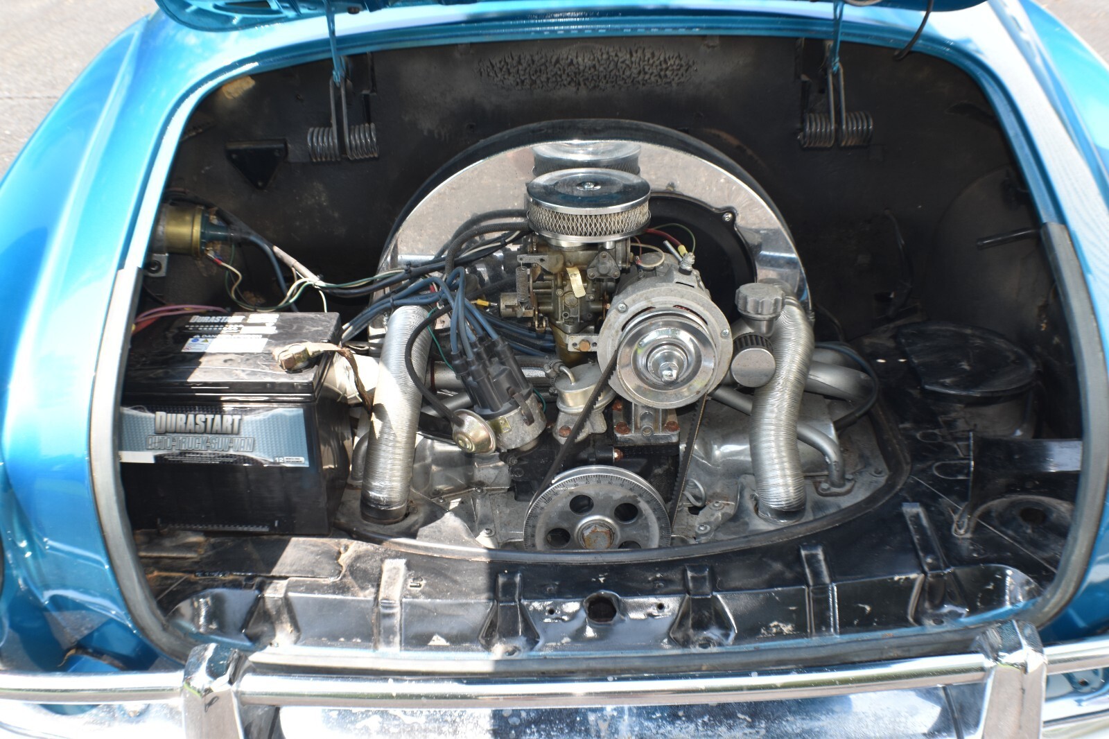 1969 Volkswagen Karmann Ghia Neptune Blue 1500 cc 4-Speed - photo 13