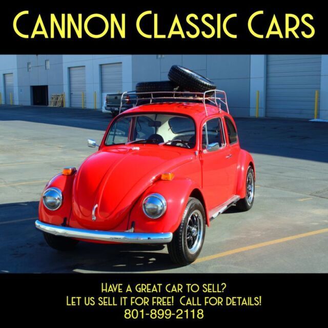 ***1969 Volkswagen Super Beetle 1600 CC Red*** 1969 Volkswagen Beetle-New