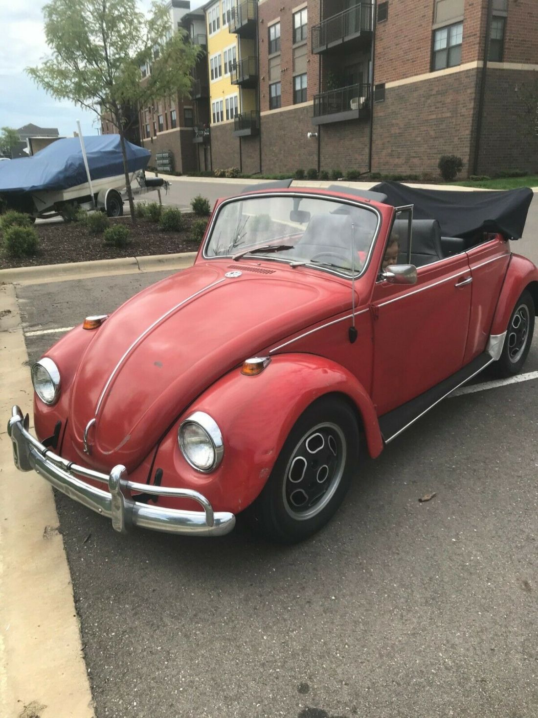 1969 Volkwagen VW Beetle Convertible Rat Rod Red Patina 1969 Volkswagen Beetle - Classic