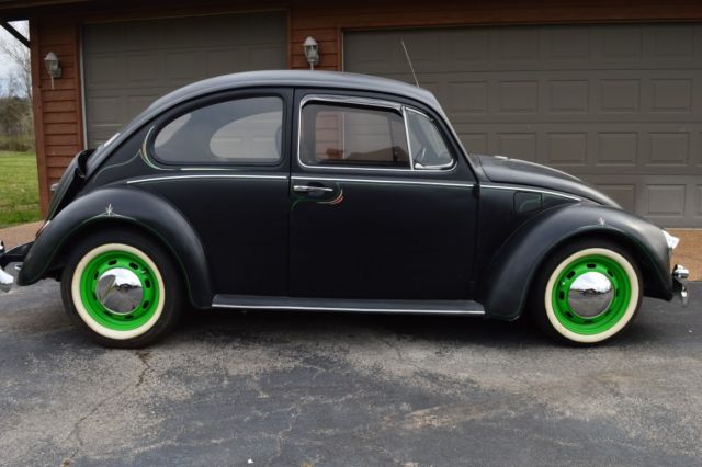1969 VW BEETLE/1500CC/FLAT BLACK/RESTORED 1969 Volkswagen Beetle - Classic