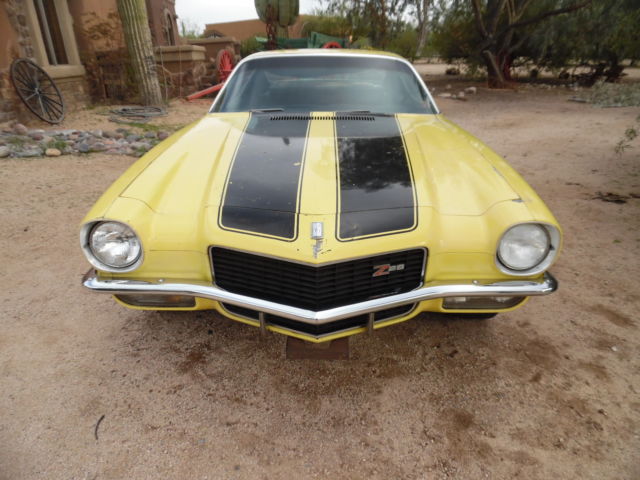 1970 Chevrolet Camaro Z28 Orig LT1 350 Rare Turbo 400 Real Deal 60K Orig - photo 6