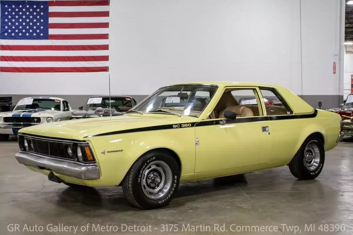 1970 AMC Hornet SC/360 37840 Miles Yellow 360ci V8 1970 AMC Hornet SC/360