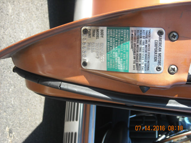 1970 AMC AMX 390 GO PPACK CAR - photo 10