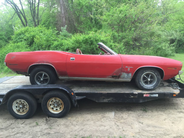 1970 Barracuda 'Cuda Gran Coupe Convertible MOPAR! Not Hemi, Challenger Charger 1970 Plymouth Barracuda Gran Coupe