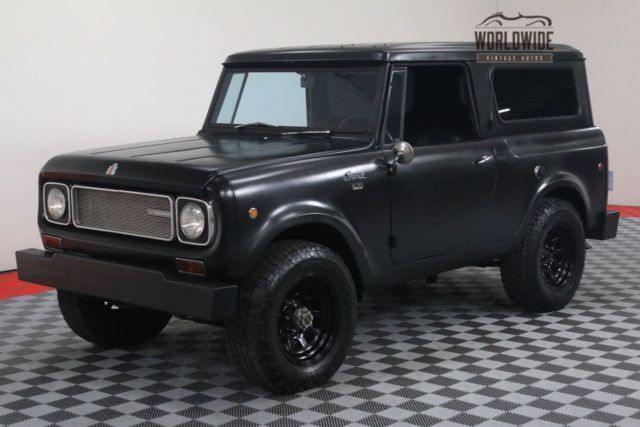 1970 Black RESTORED V8 DUAL GAS TANKS! 1970 International Harvester Scout RESTORED V8 DUAL GAS TANKS