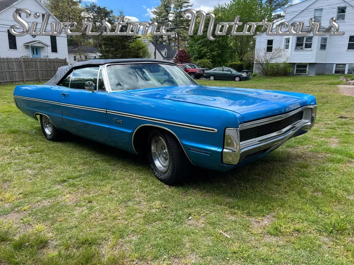 1970 Blue Metallic Convertible 383 Great Driver 1970 Plymouth Fury III Convertible