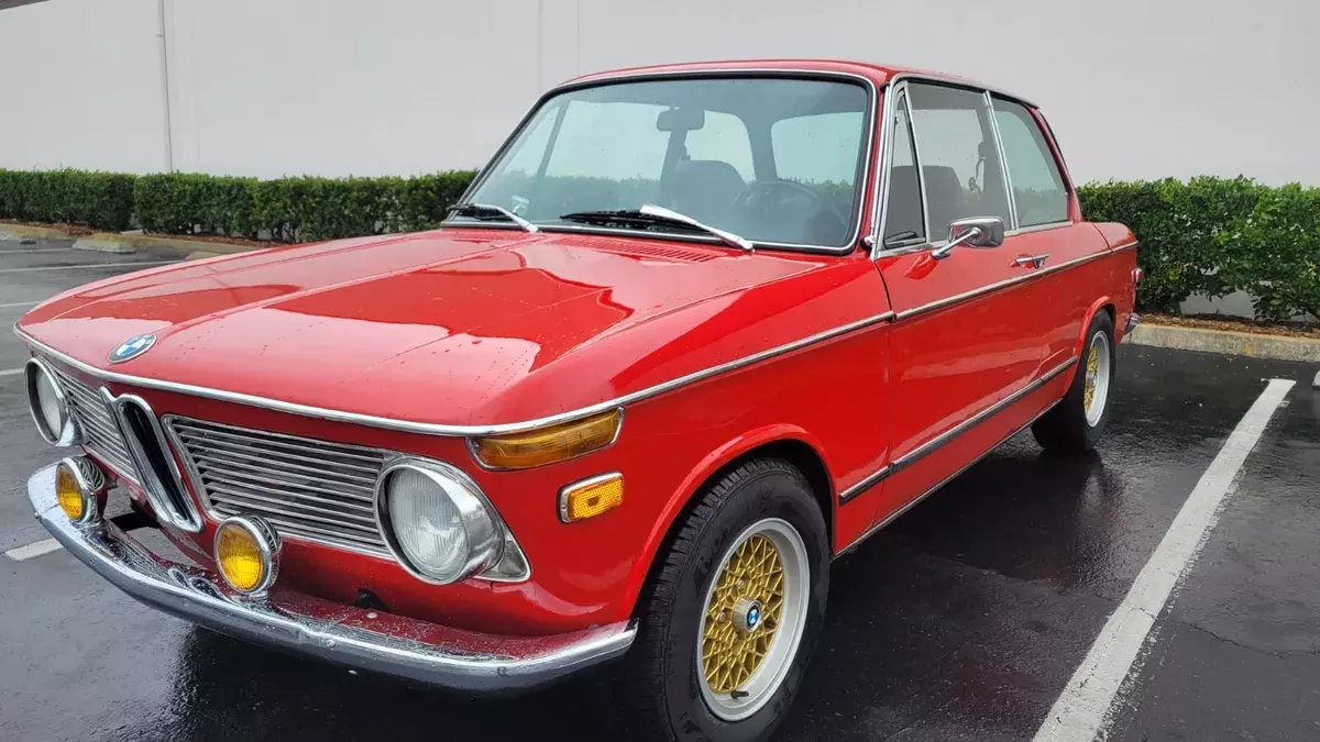 1970 BMW 2002 2.0 Motor With 4 Speed manual transmission. 1970 BMW 2002