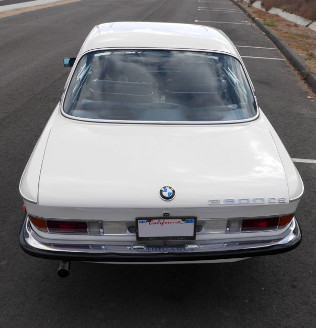 1970 BMW 2800CS E9 WHITE OEM SUNROOF, AC, ALLOYS - 3.0 CS CSI CSL - photo 12
