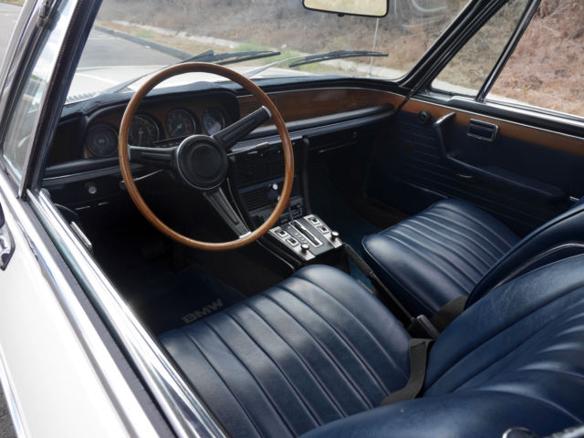 1970 BMW 2800CS E9 WHITE OEM SUNROOF, AC, ALLOYS - 3.0 CS CSI CSL - photo 9