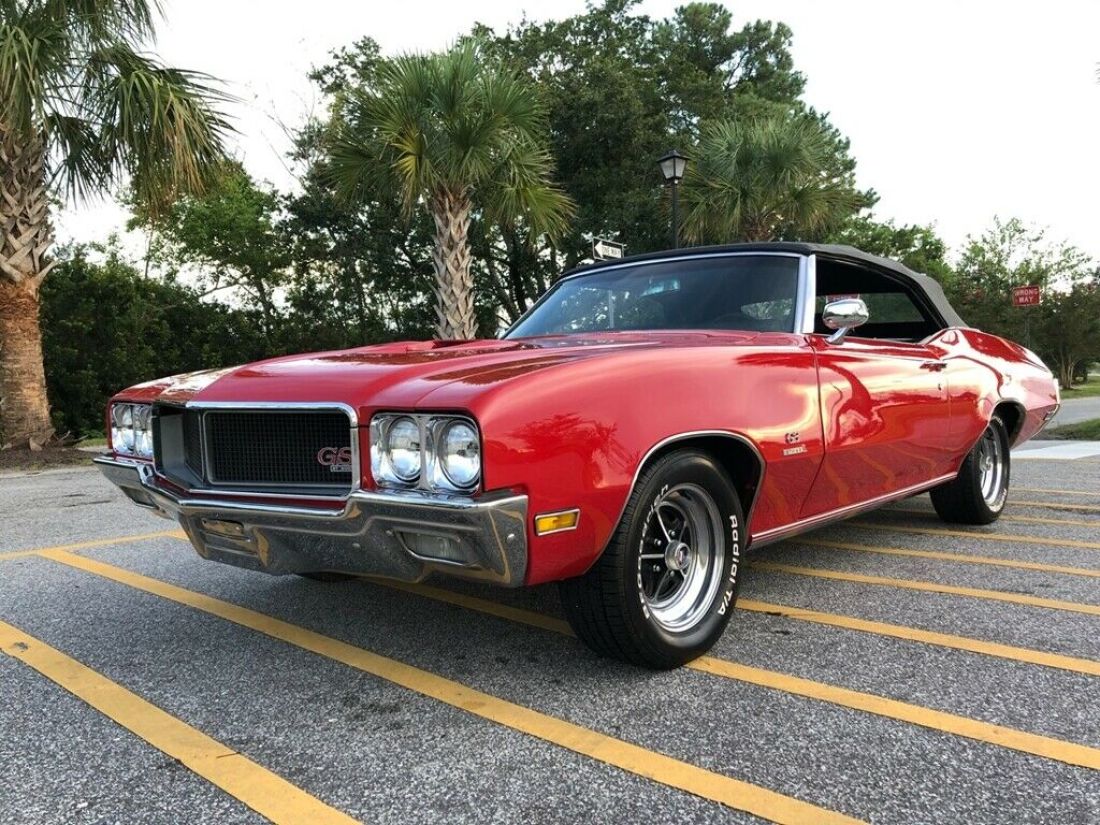 1970 Buick GS 455 Convertible 57482 Miles, 57482 Miles Red 455 Automatic 1970 Buick GS 455 Convertible