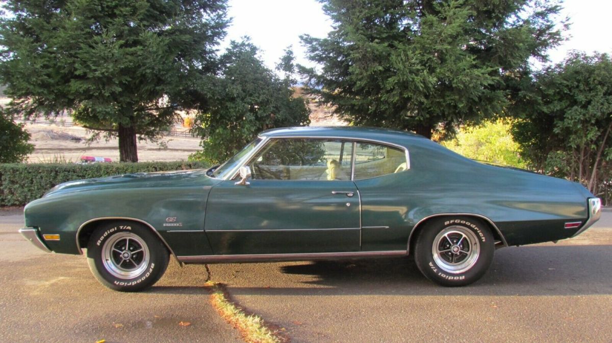 1970 Buick GS 455 Stage 1, Sherwood Green, Matching #'s, A/C, power everything! 1970 Buick GS 455