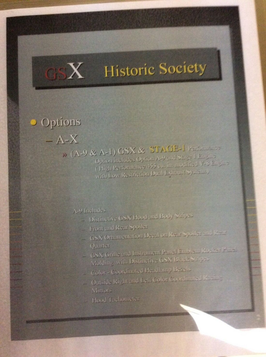 1970 Buick GSX Stage 1 - photo 7