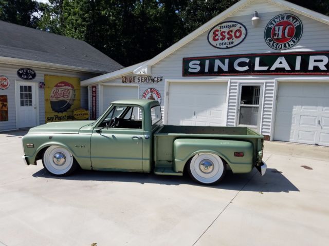 1970 c10 Bagged Custom truck Chevrolet rat rod hot patina air ride GMC c 10 1970 Chevrolet C-10