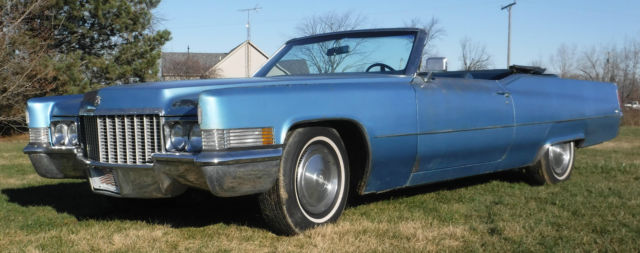 1970 Cadillac DeVille Convertible 2-Door 7.7L 472CI 1970 Cadillac DeVille