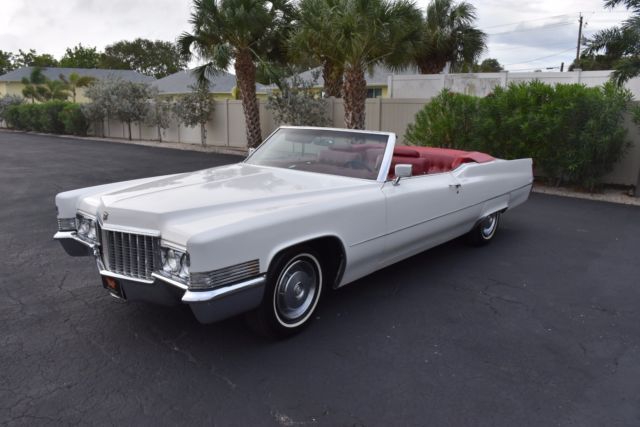 1970 Cadillac Deville Convertible 472CI V8 Auto A/C Power Everything! 0 White Co 1970 Cadillac DeVille Convertible 472CI V8 Auto A/C Power Everything!