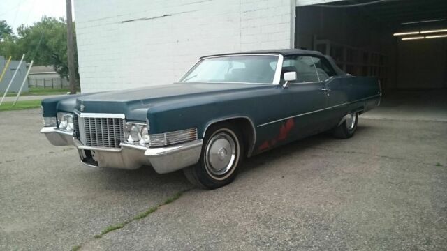 1970 Cadillac Deville Convertible Barn Find Project Fleetwood 69,000 Miles 1970 Cadillac DeVille