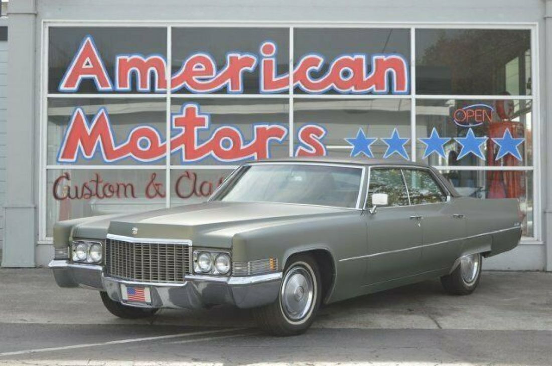 1970 Cadillac DeVille  Green    23,983 Miles 1970 Cadillac DeVille