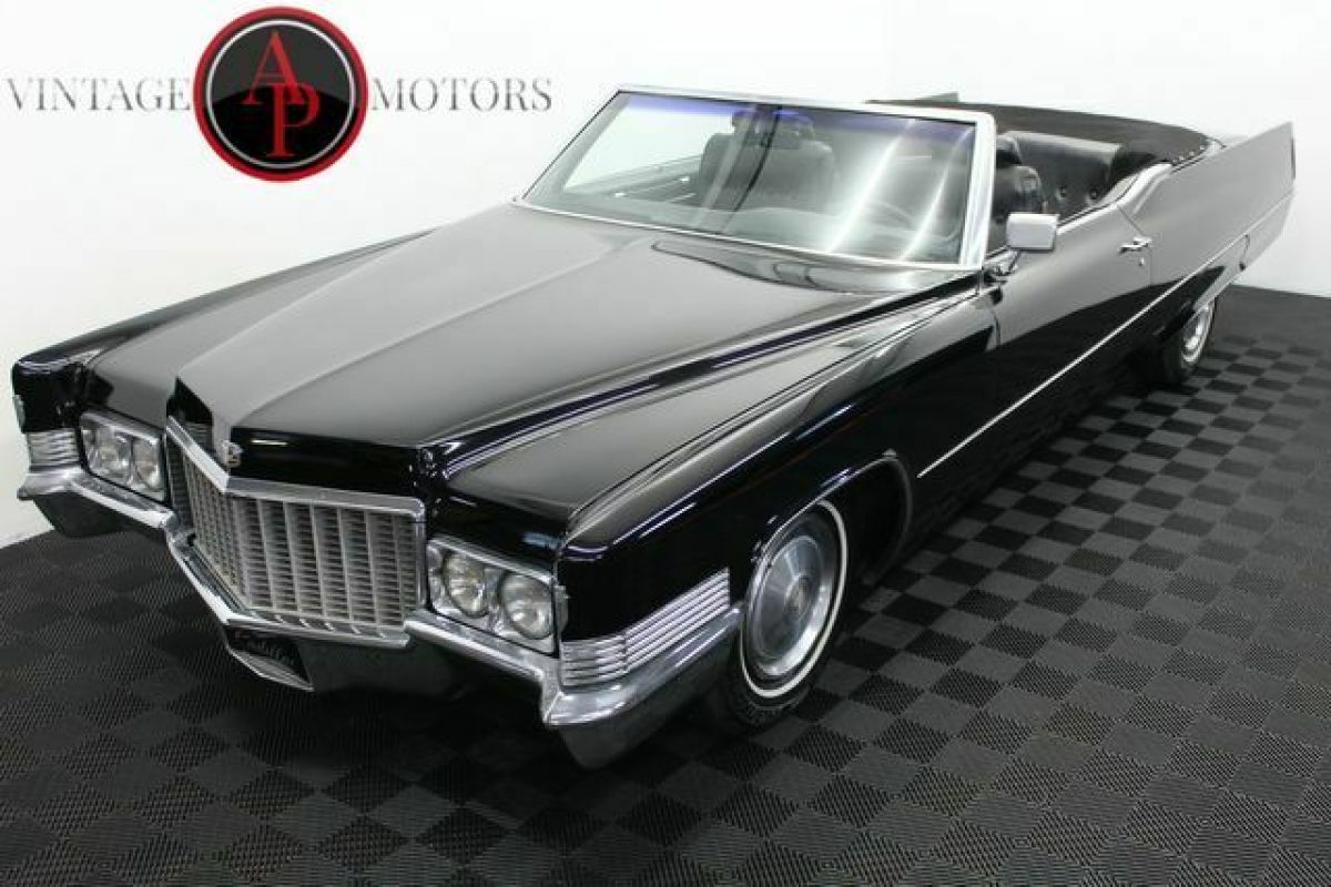 1970 Cadillac DeVille TRIPLE BLACK CONVERTIBLE! - photo 3