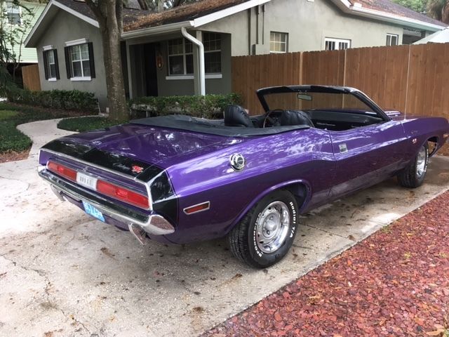 1970 CHALLENGER CONVERTIBLE 340 727 automatic R/T trim A/C plum crazy power top 1970 Dodge Challenger CONVERTIBLE 340