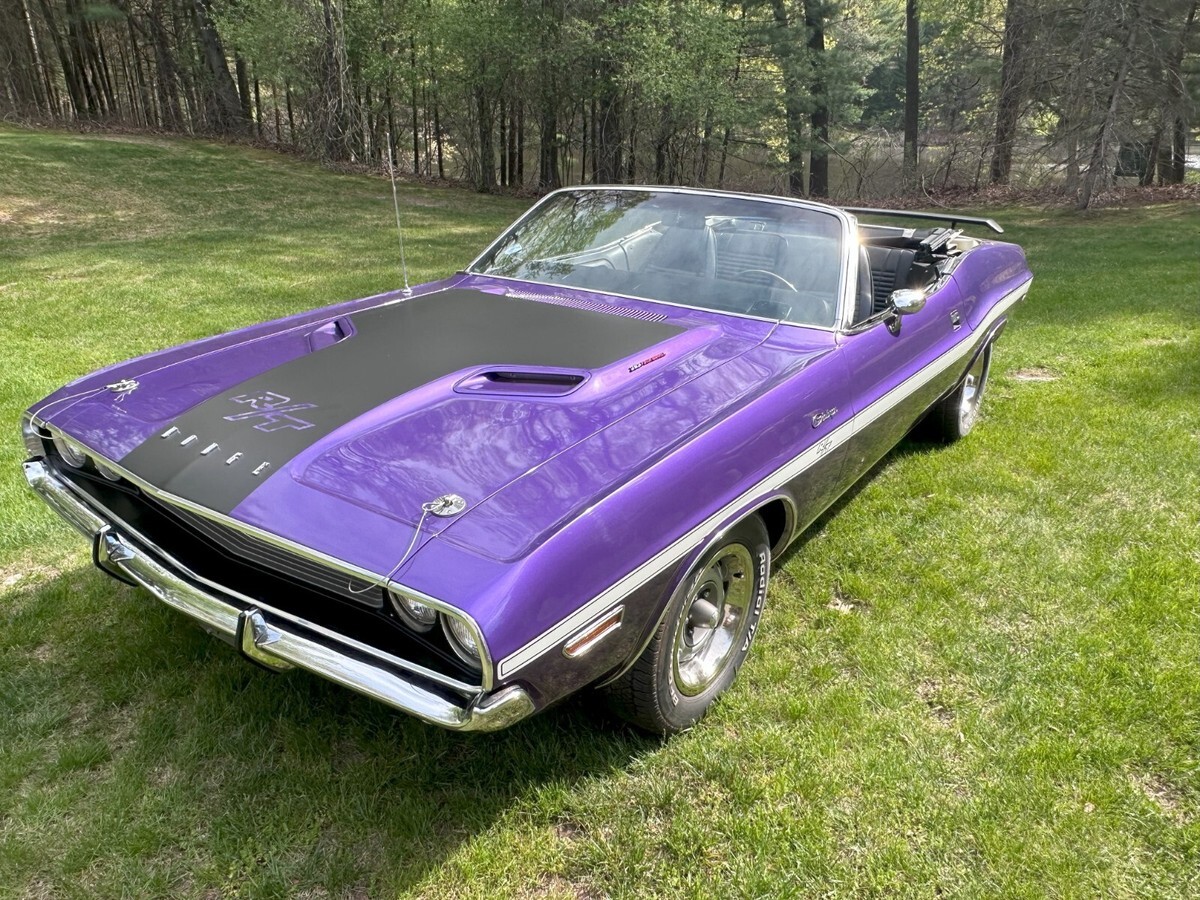 1970 Dodge Challenger R/T Plum Crazy Convertible (SE Molding Package A63 M31) - photo 8