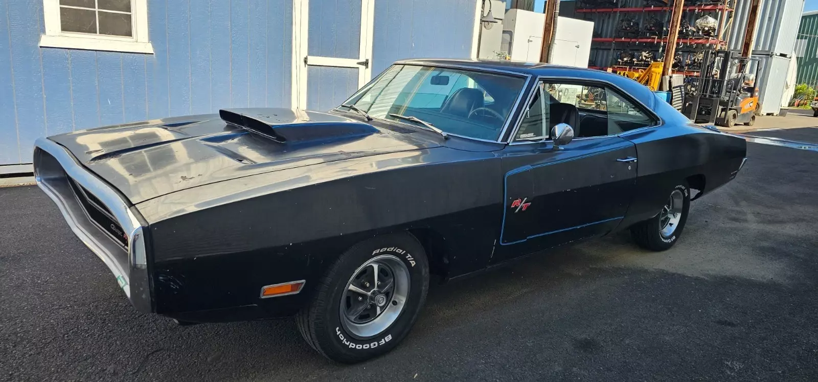 1970 Charger R/T Numbers Matching Broadcast Sheet B7 Jamaica Blue RUST FREE! 1970 Dodge Charger