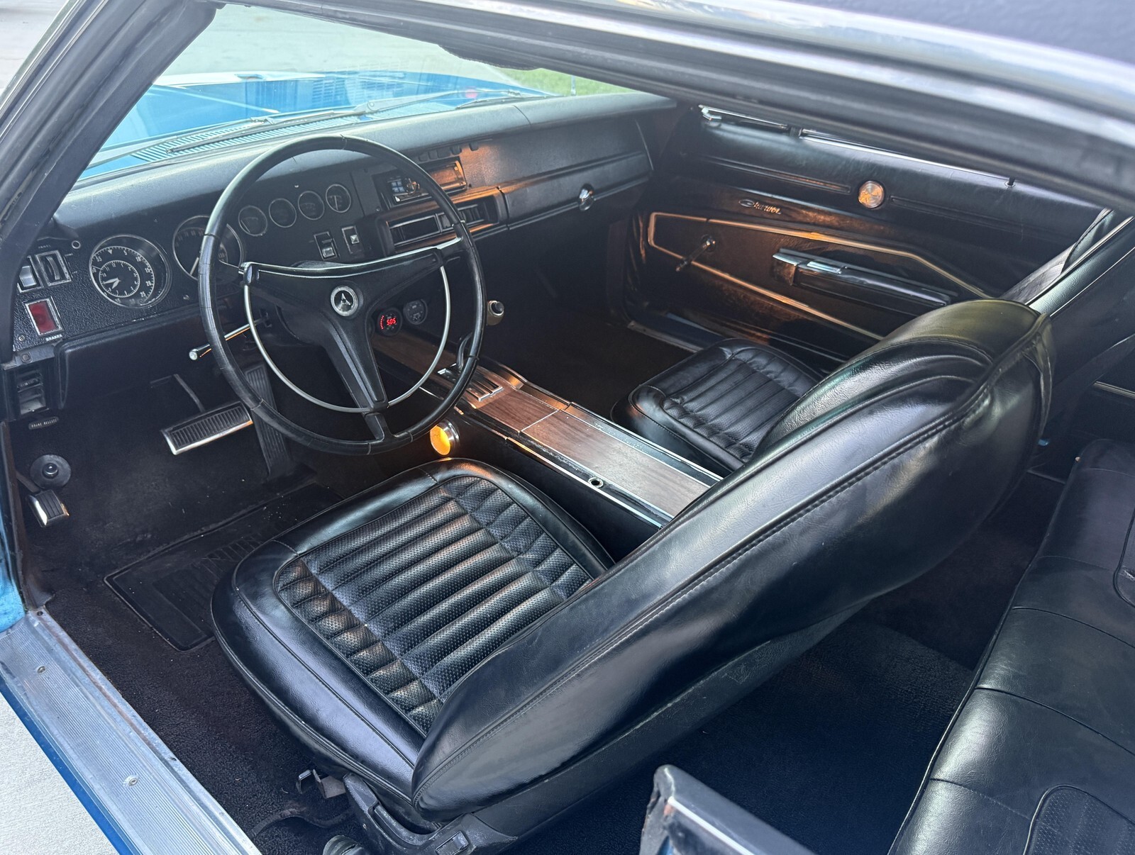 1970 DODGE R/T CHARGER RT 440 AUTO PS AC BUCKETS CONSOLE - photo 2