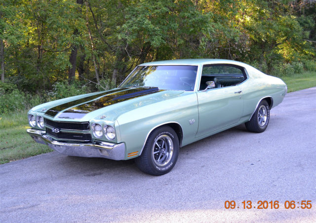 1970 CHEVELE SS 396 BUILD SHEET COLD NEW FACTORY AC SOLID BEAUTIFUL MIST GREEN 1970 Chevrolet Chevelle SUPER SPORT SS