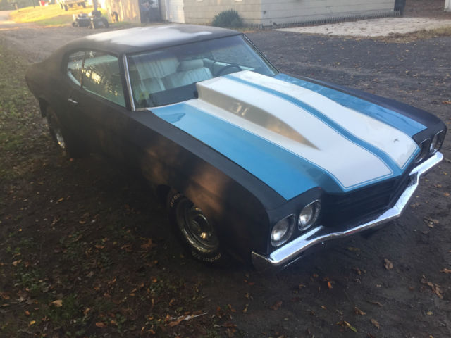 1970 CHEVELLE 454 4SPEED PROJECT 70 BBC RUNNING DRIVING LOTS OF NEW PARTS NR 1970 Chevrolet Chevelle CHEVELLE SS CLONE