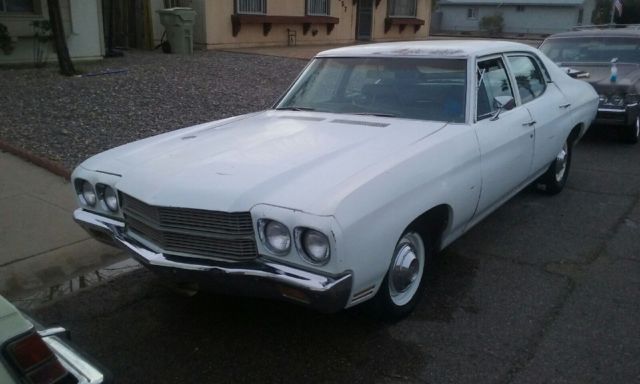 1970 Chevelle 4dr, 15567 Original Az Miles, 1of 5177 Made,Police Car,Project Car 1970 Chevrolet Chevelle
