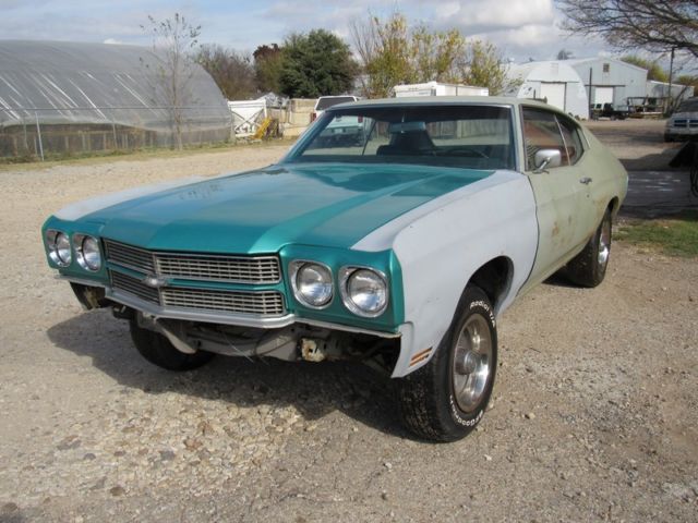 1970 CHEVELLE MALIBU 2DRHT PROJECT. WAS 350,AUTO. A/C 1970 Chevrolet Chevelle MALIBU
