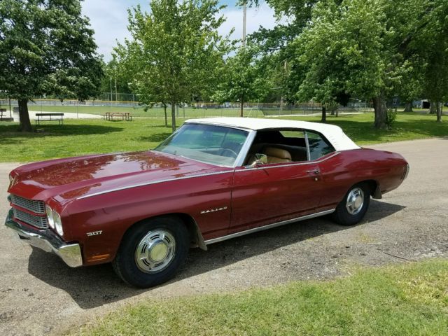 1970 Chevelle Malibu convertible all original 4spd 307 posi 63880 miles 1970 Chevrolet Chevelle Malibu