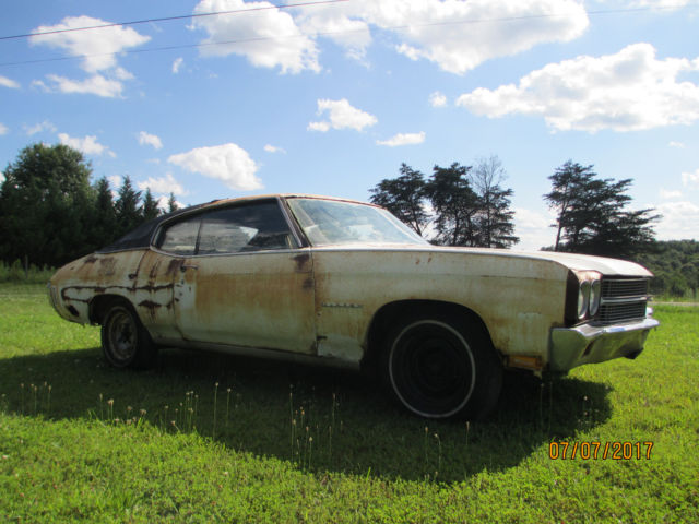 1970 Chevelle Malibu NUMBERS MATCHING ALL ORIGINAL PS PB AT Barn Find 36 Years 1970 Chevrolet Chevelle NUMBERS MATCHING ALL ORIGINAL PS PB AT BARN FIND