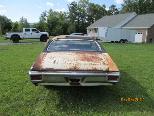 1970 Chevrolet Chevelle NUMBERS MATCHING ALL ORIGINAL PS PB AT BARN FIND - photo 6