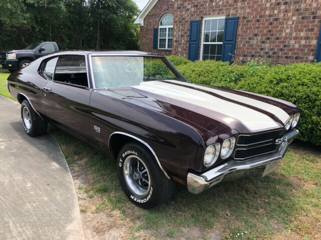 1970 Chevelle SS-454 M-21 Muncie 4-Speed 12 Bolt Posi, Black Cherry w/Black Int. 1970 Chevrolet Chevelle SS