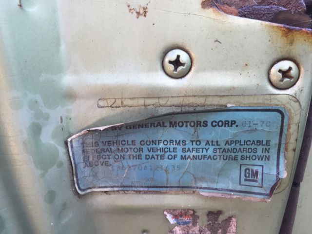 1970 Chevrolet Chevelle #'s matching LS5 454 - photo 5