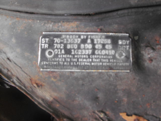 1970 Chevrolet Chevelle #'s matching LS5 454 - photo 9