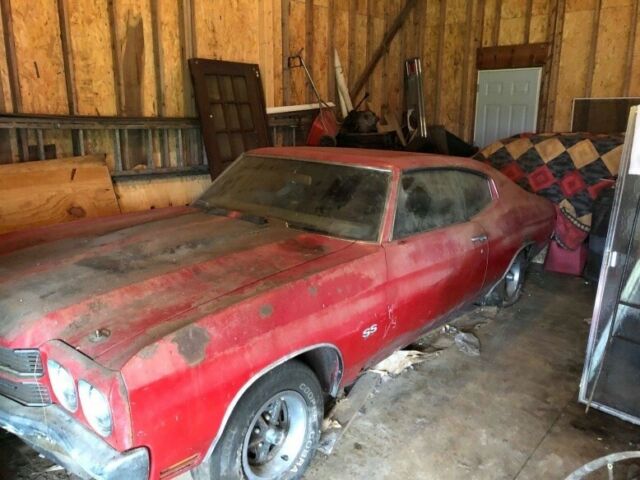 1970 Chevelle SS L34 396 Project Original Motor & Rear Axle Bucket Seats Console 1970 Chevrolet Chevelle SS 396