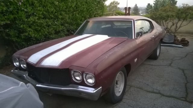1970 CHEVELLE SS, LS6 4 SPEED, LS6 1970 Chevrolet Chevelle LS6