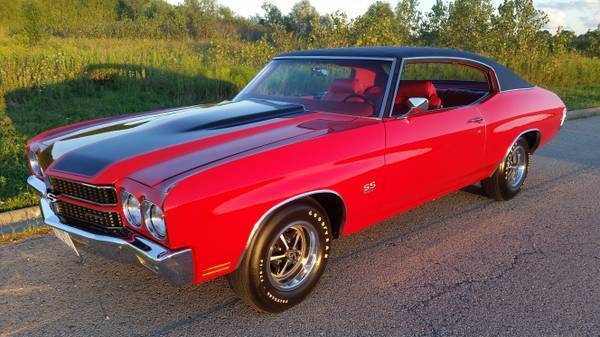 1970 Chevelle SS, Matching #'s Big Block, 2 Build Sheets, Frame Off Restored 1970 Chevrolet Chevelle 2 Door