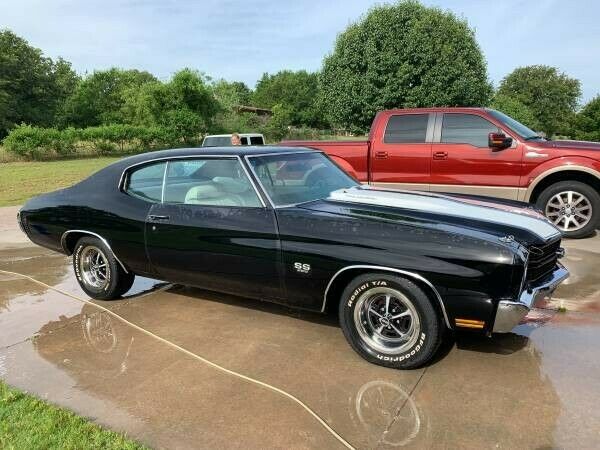 1970 Chevelle SS Numbers Matching 396, Original Build Sheet Showing Tuxedo Black 1970 Chevrolet Chevelle SS