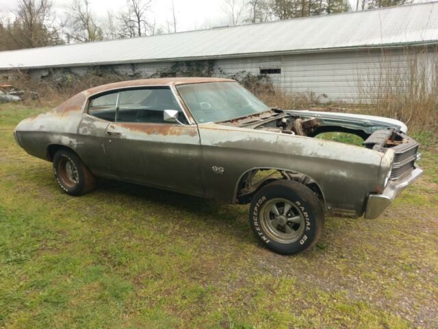 1970 Chevelle SS396 True SS project L34 396 Big Block Tilt Gauges AC Barn Find 1970 Chevrolet Chevelle SS