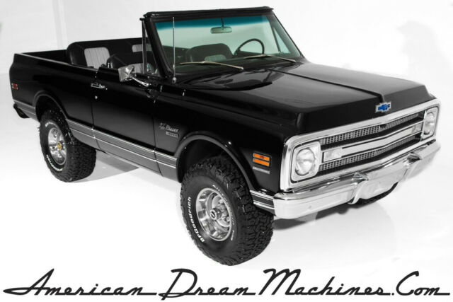 1970 Chevrolet Blazer 4WD Black Houndstooth 4-Speed SUV 1970 Chevrolet Blazer 4WD Black Houndstooth 4-Speed